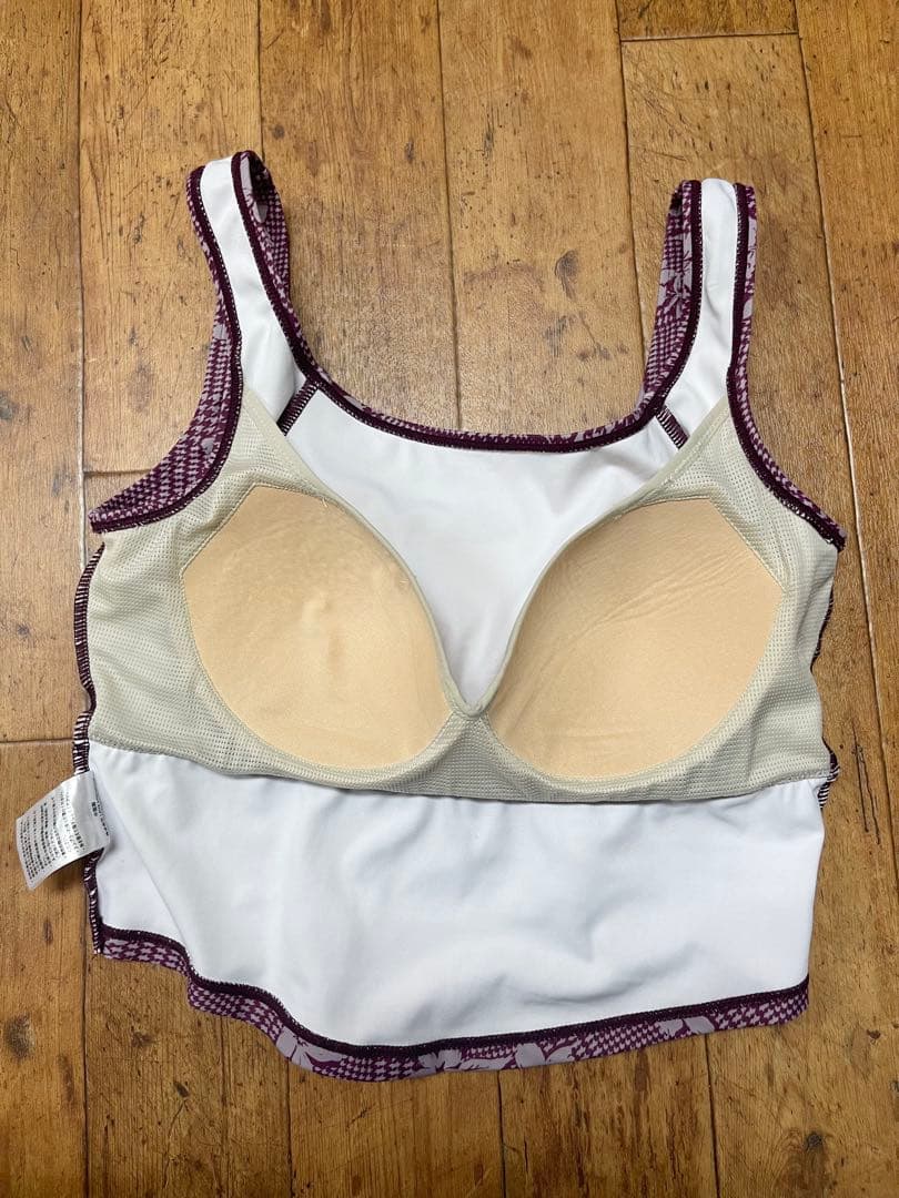 【上下セット】SUKALA チェックビスチェブラトップ&クロスレギンス Mサイズ