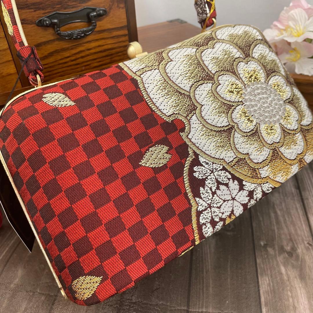 そ✨2007振袖などに✨西陣織 草履バッグ Lサイズ 少々訳あり新品