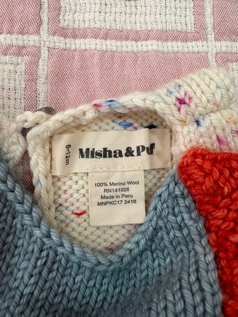 ロンパース・カバーオール Misha&Puff Baby Scallop Bib Romper 6-12m