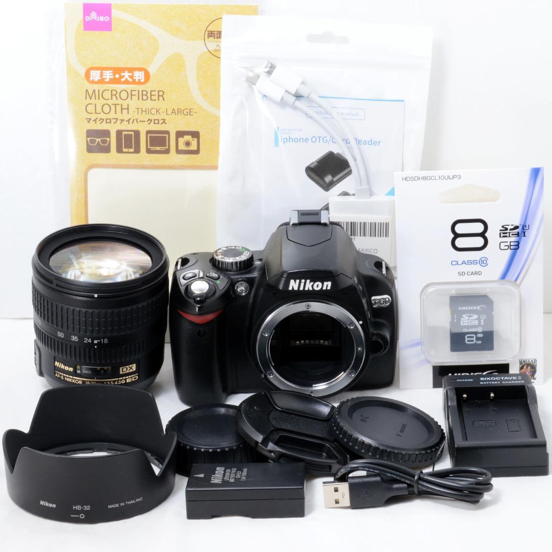 ⭐️美品⭐️Nikon ニコン D60 18-70mm★ショット数3178★