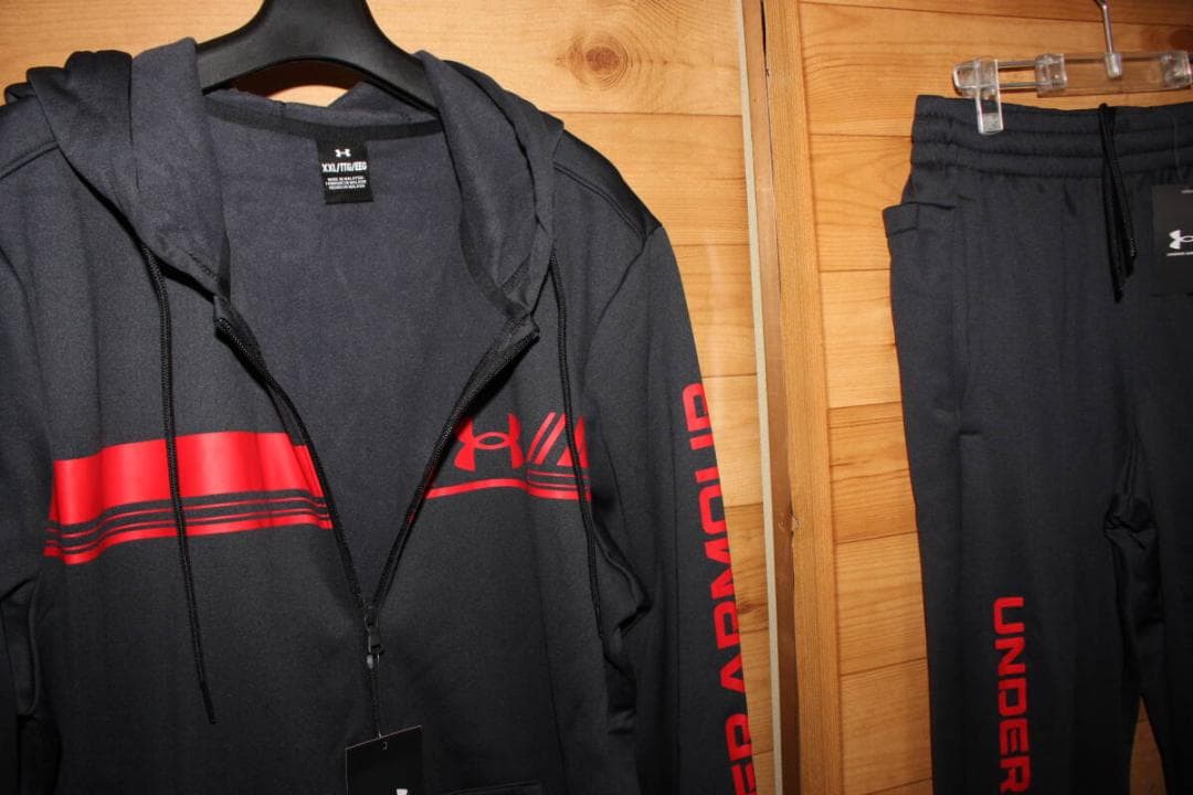 XXL　アンダーアーマー　フリース スウェットパーカー＆パンツ上下セット 1