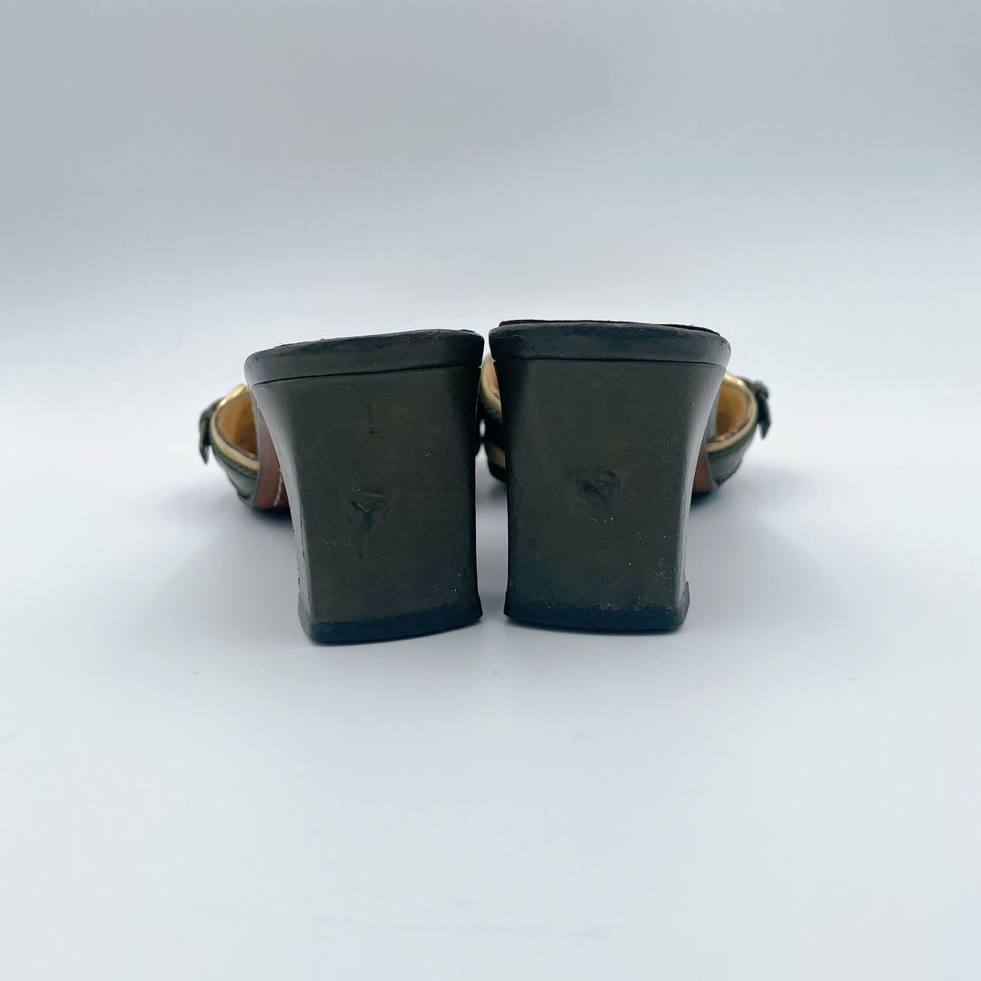 美品✨LOUIS VUITTON ルイヴィトン 靴 37 ミュール　24.0