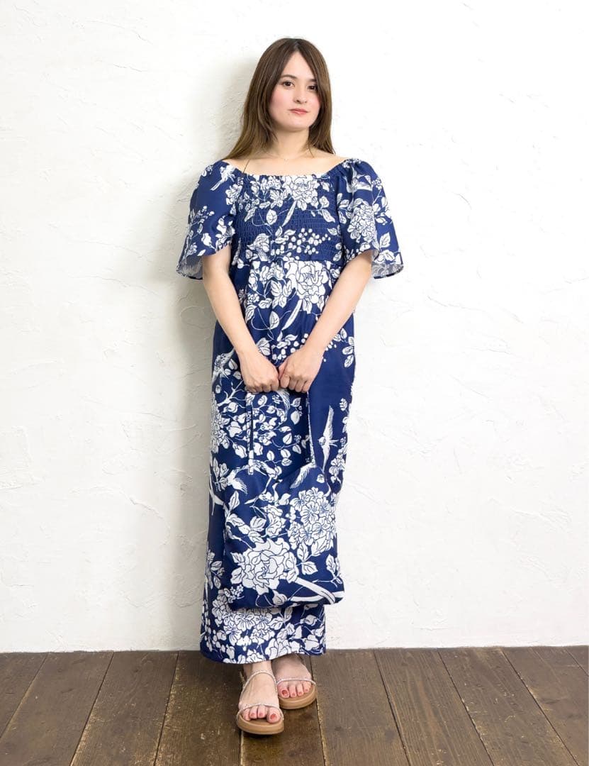 Cinematiq 　今期新作　2Wayセパレート浴衣　ネイビー