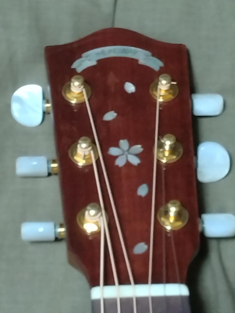 【楽器店で点検済み・超美品】Headway HTJ-SAKURA 桜ギター