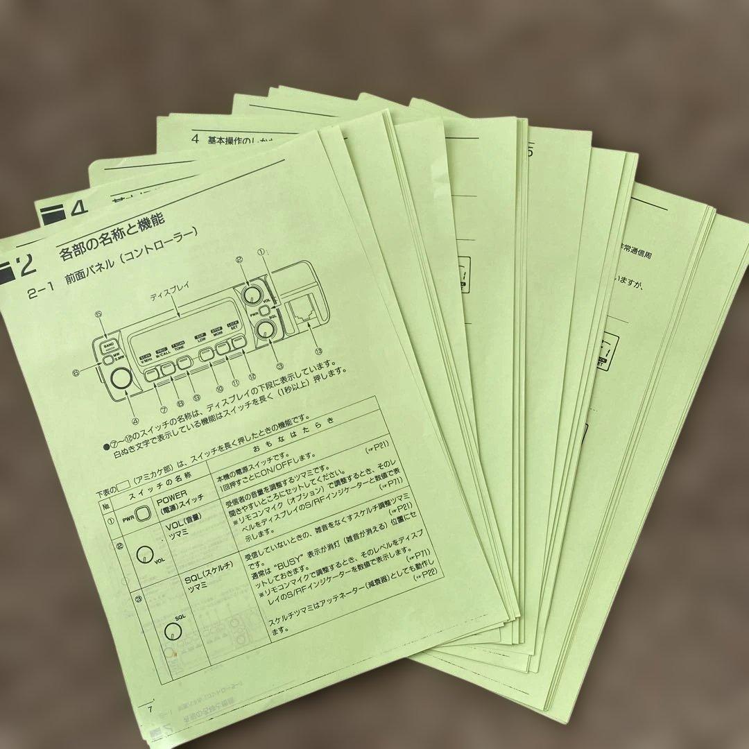 ICOM Duo Band FM Transceiver 受信機IC-207