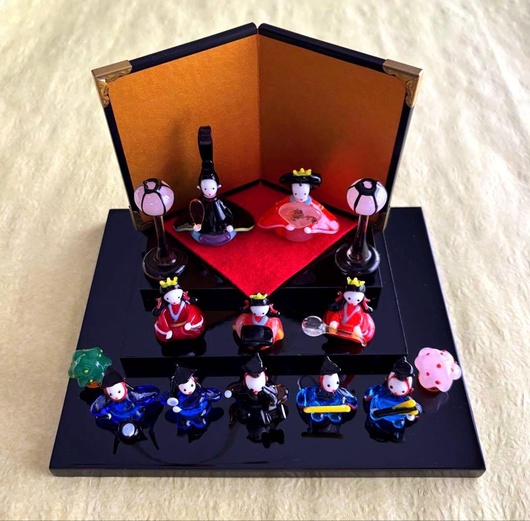 北一硝子 雛人形