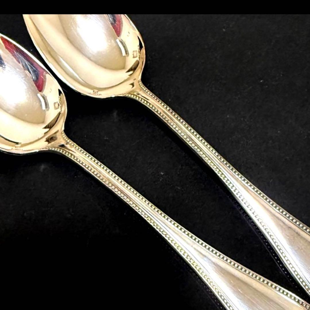 Christofle クリストフル パール スプーン 2点 BOX付ヴィンテージ