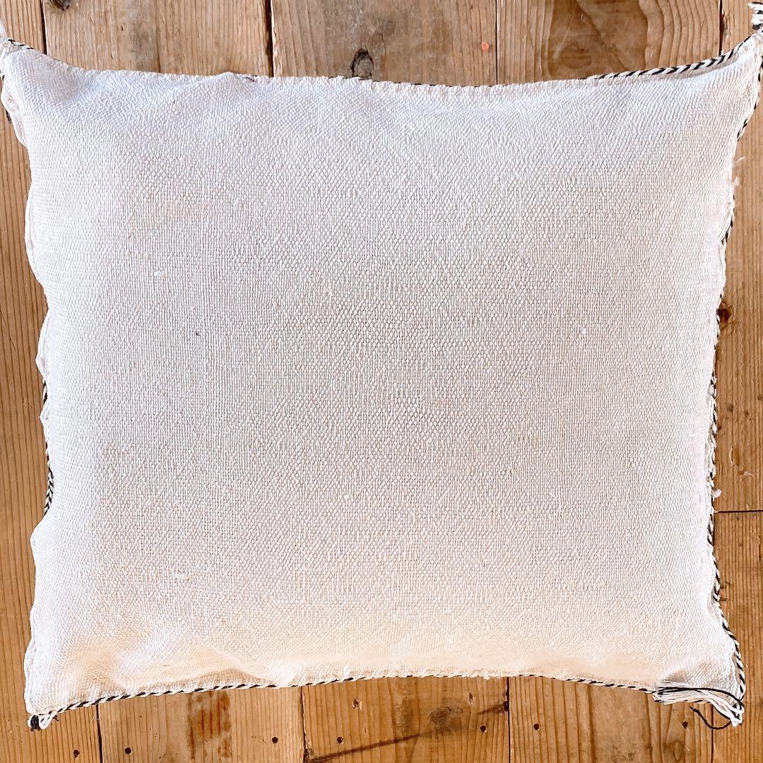 モロッコ製 カクタスシルク サブラ クッションカバー 約46〜49cm