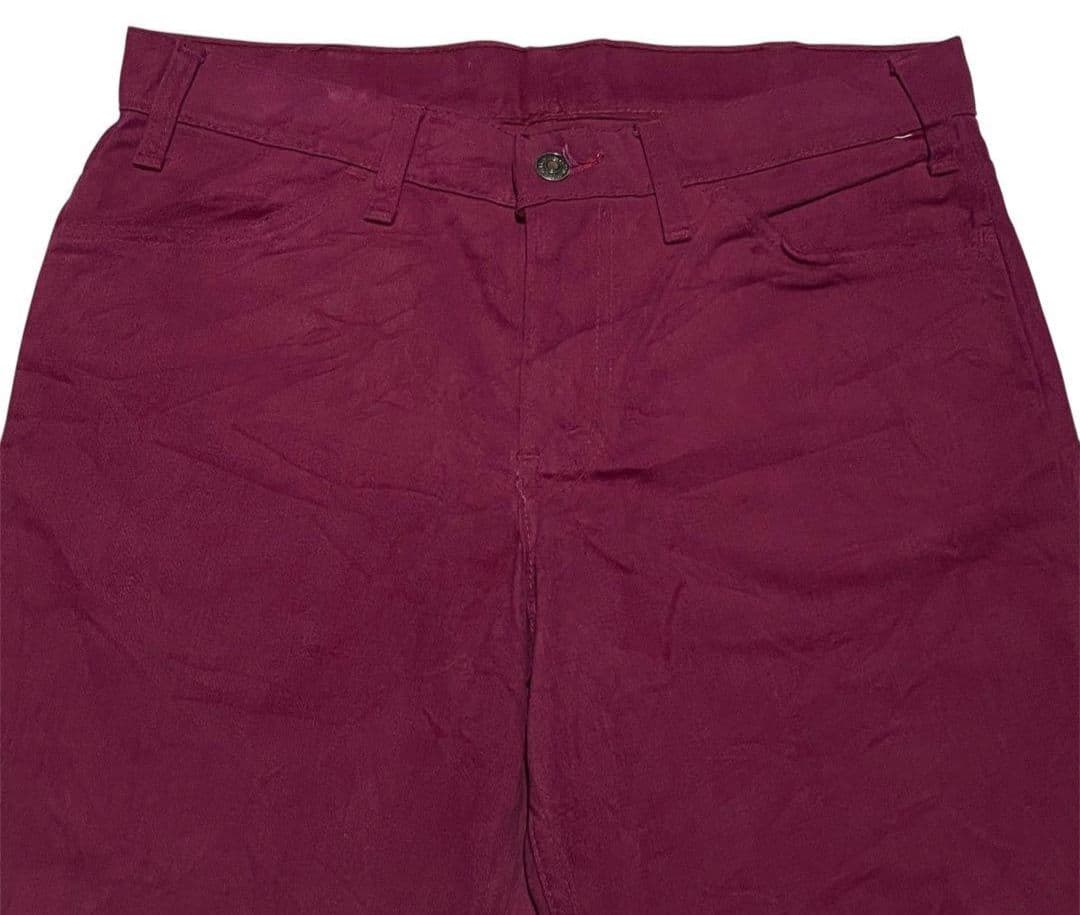 超希少 BIG E？ 70s levis 670 ベルボトム バーガンディ