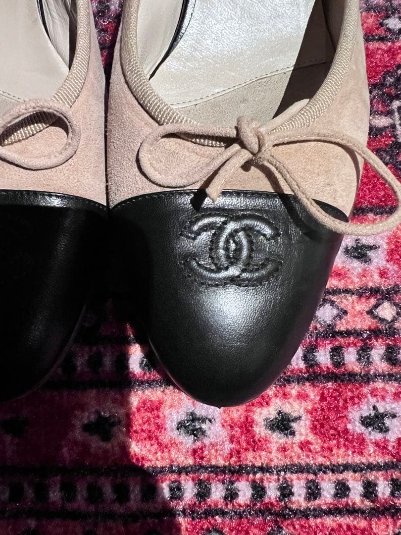 CHANEL ミュール サンダル ベージュ 黒 最終お値下げ