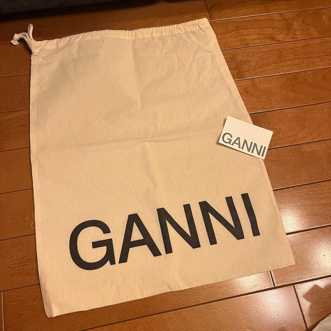 GANNI サイドゴア チェルシーブーツ ブラック L 38