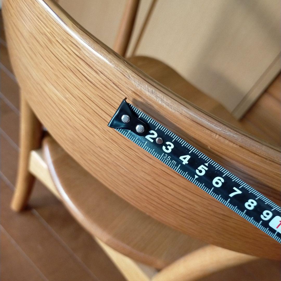 訳あり品　飛騨産業　キツツキ　クレセント　アームチェア