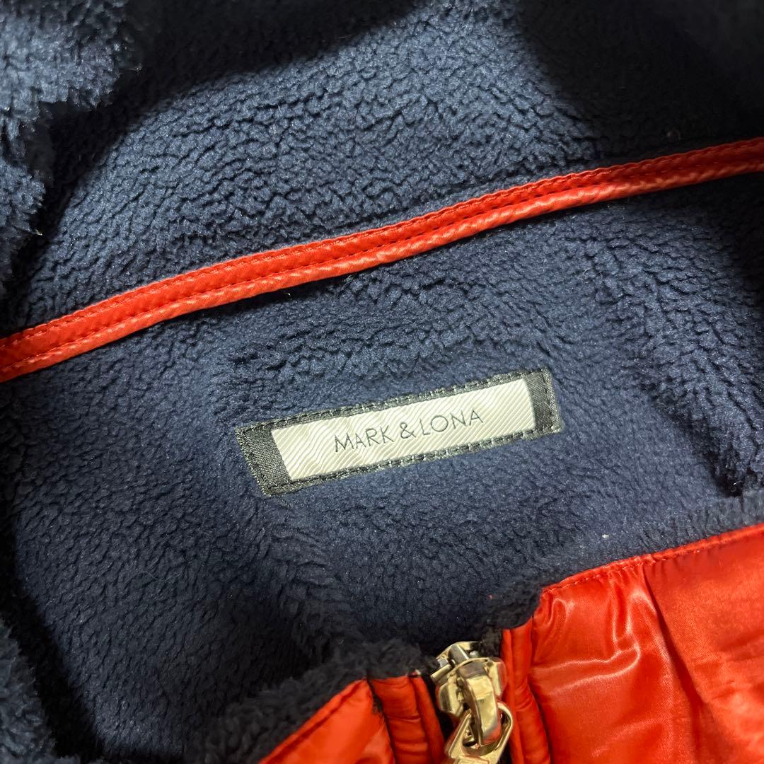 マークアンドロナ メンズセットアップ ネイビー レッド