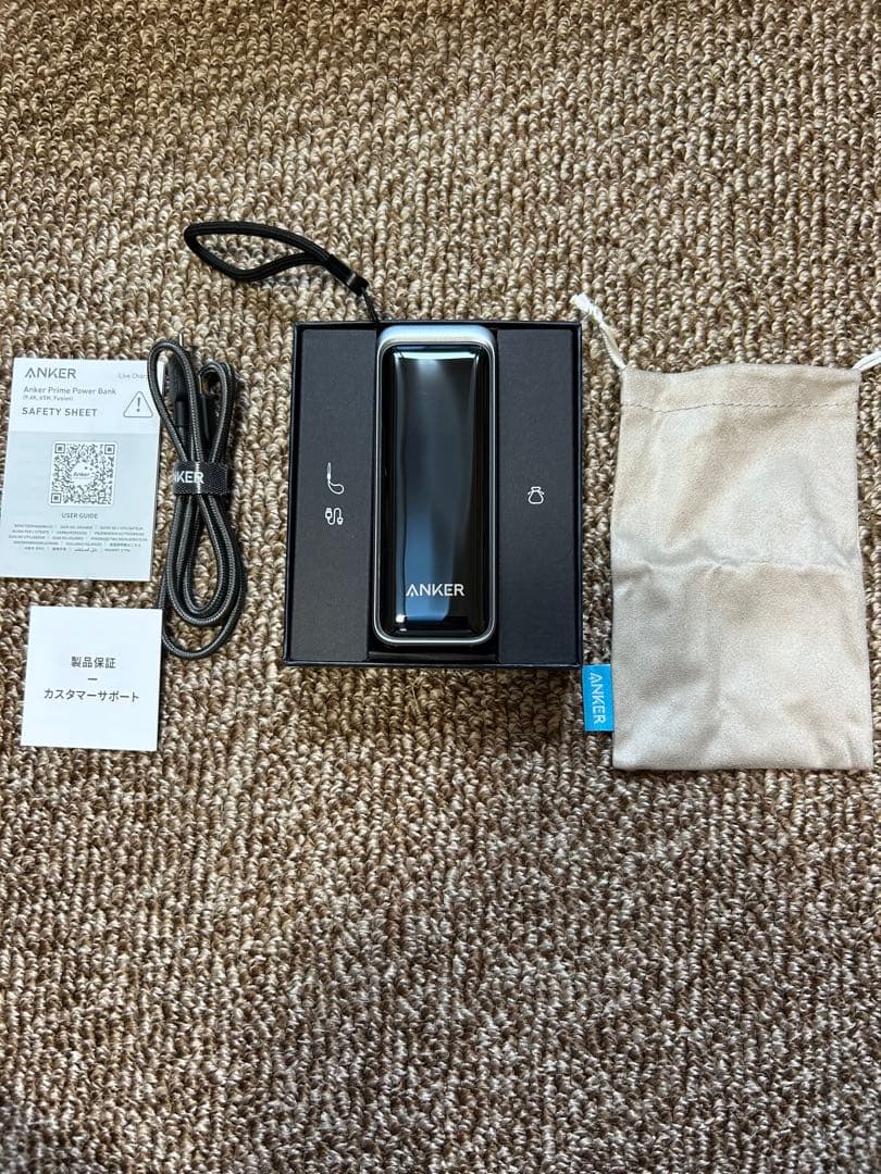 Anker Prime Power Bank 9600mAh 65W ケーブル付