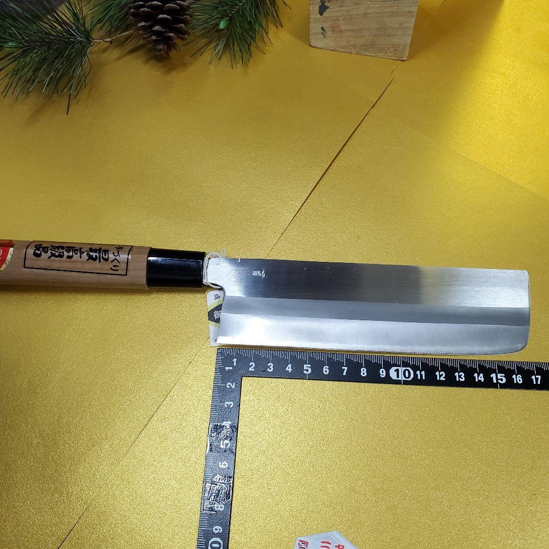 新品未使用保管品 両刃麺切包丁、菜切包丁 砥石　3品セット