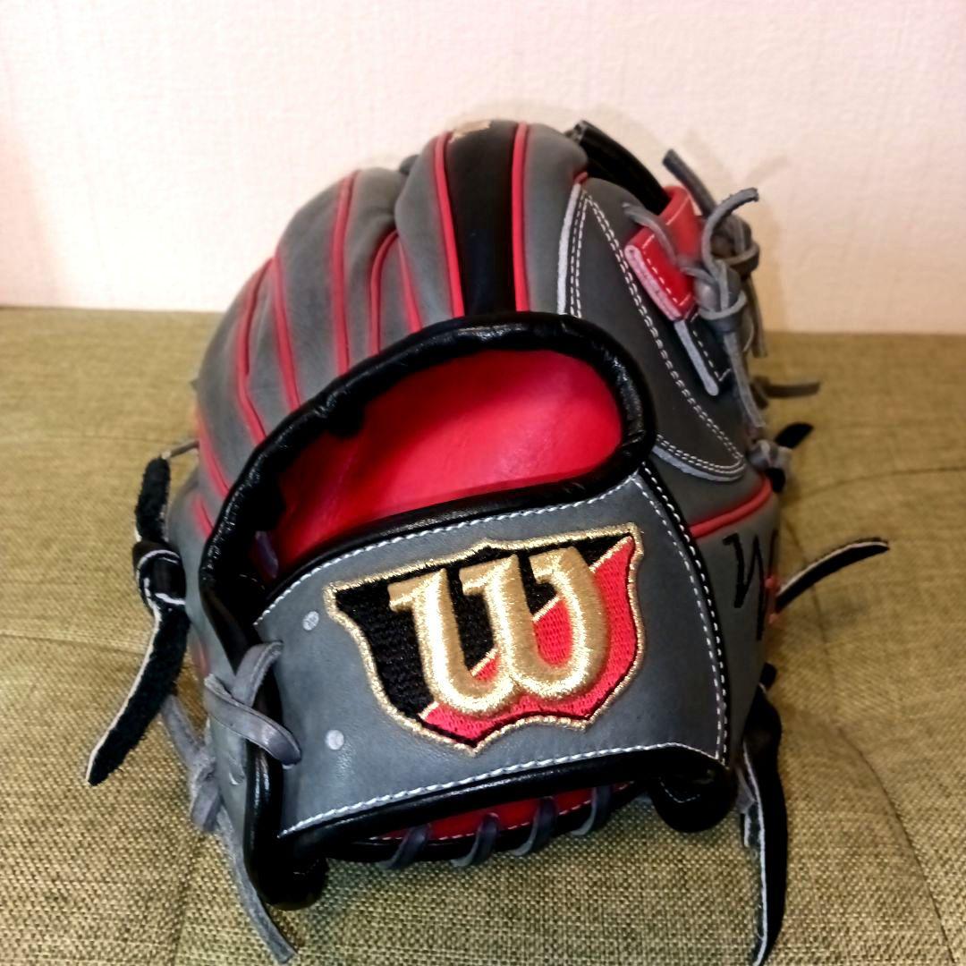 ■湯もみ型付済■ウィルソン DUAL オールラウンド グローブ 軟式グラブ