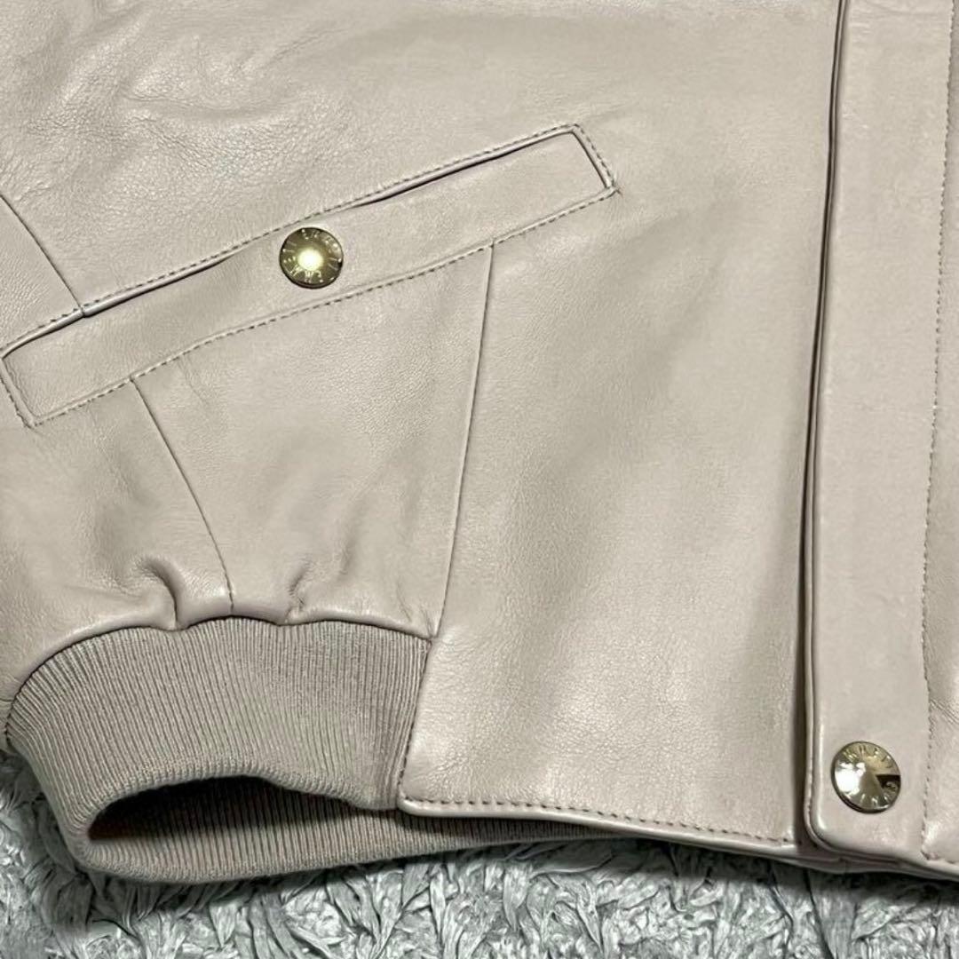 希少✨美品✨EMMETI エンメティ　レザー ブルゾン　ドルマン　定価15万