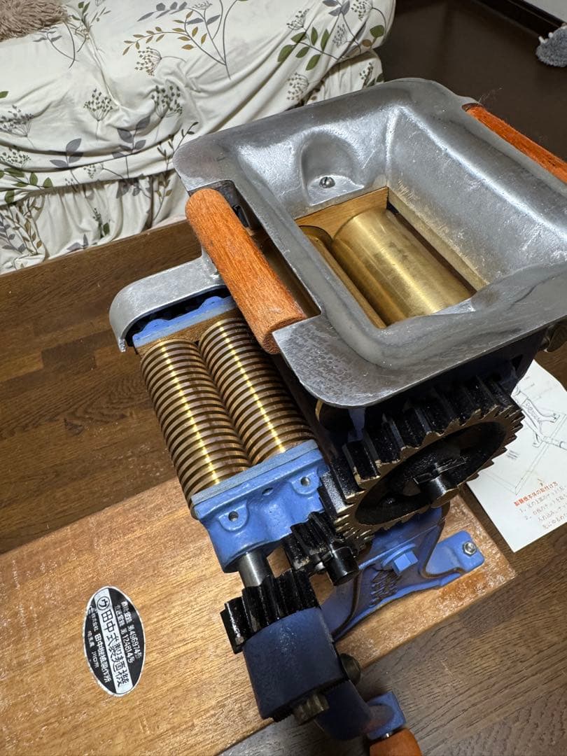 田中式 製麺機 手動式 鋳物製｜説明書あり｜稼働確認済み