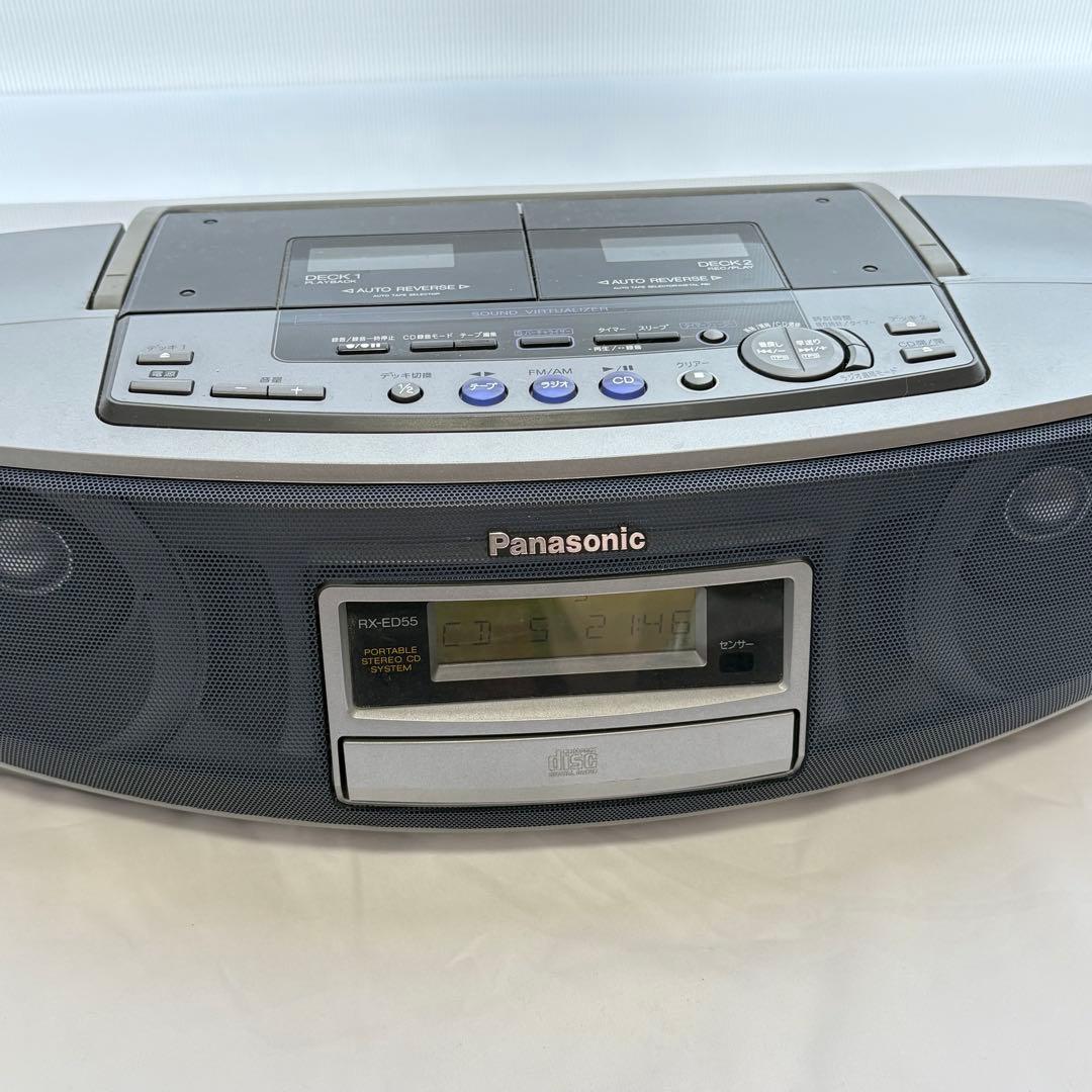 Panasonic パナソニック RX-ED55 CDラジカセ 動作確認済