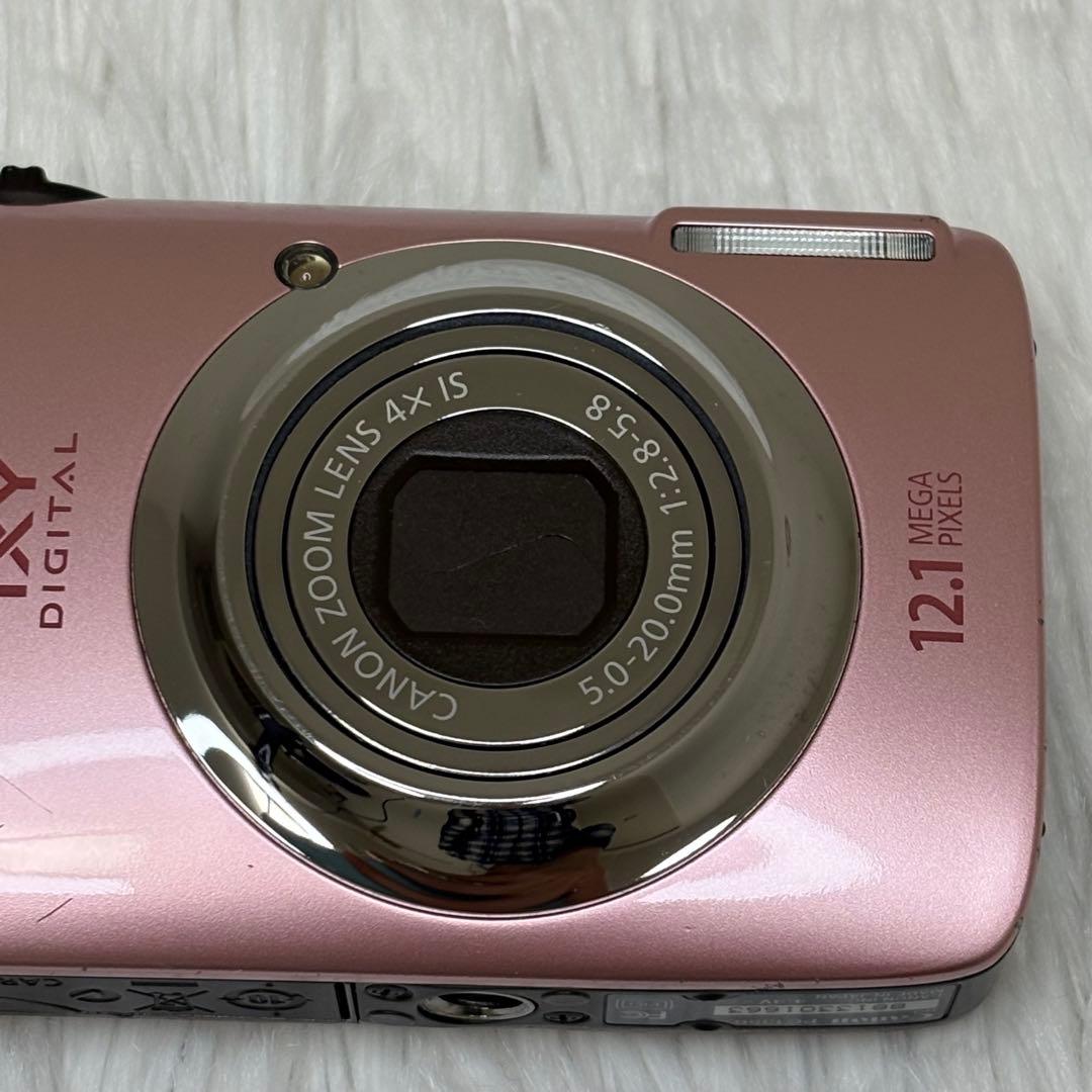 Canon IXY 510IS PC1356 充電器　ピンク コンデジ　動作品