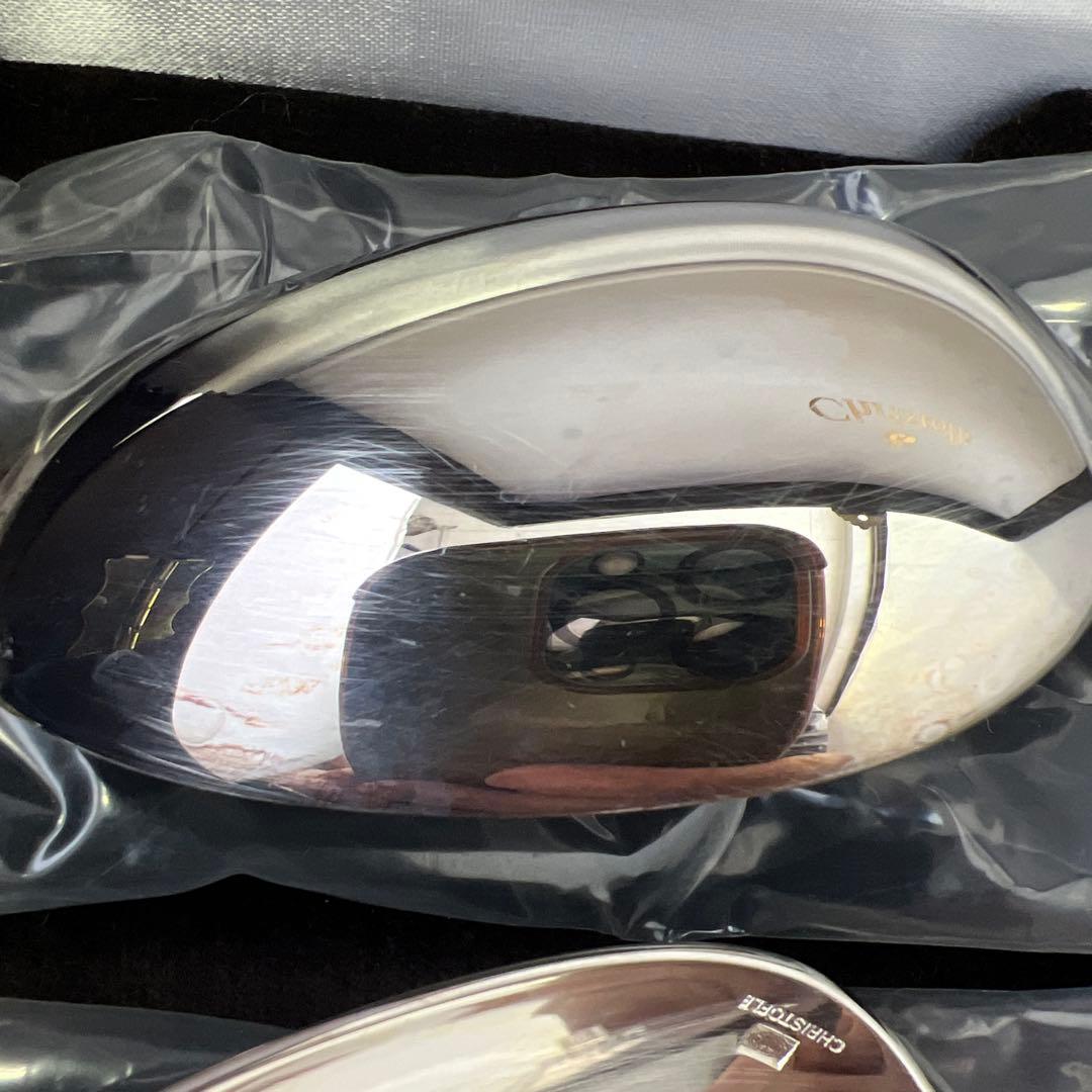 Christofle スプーンセット 2本入り　未開封1開封使用済1