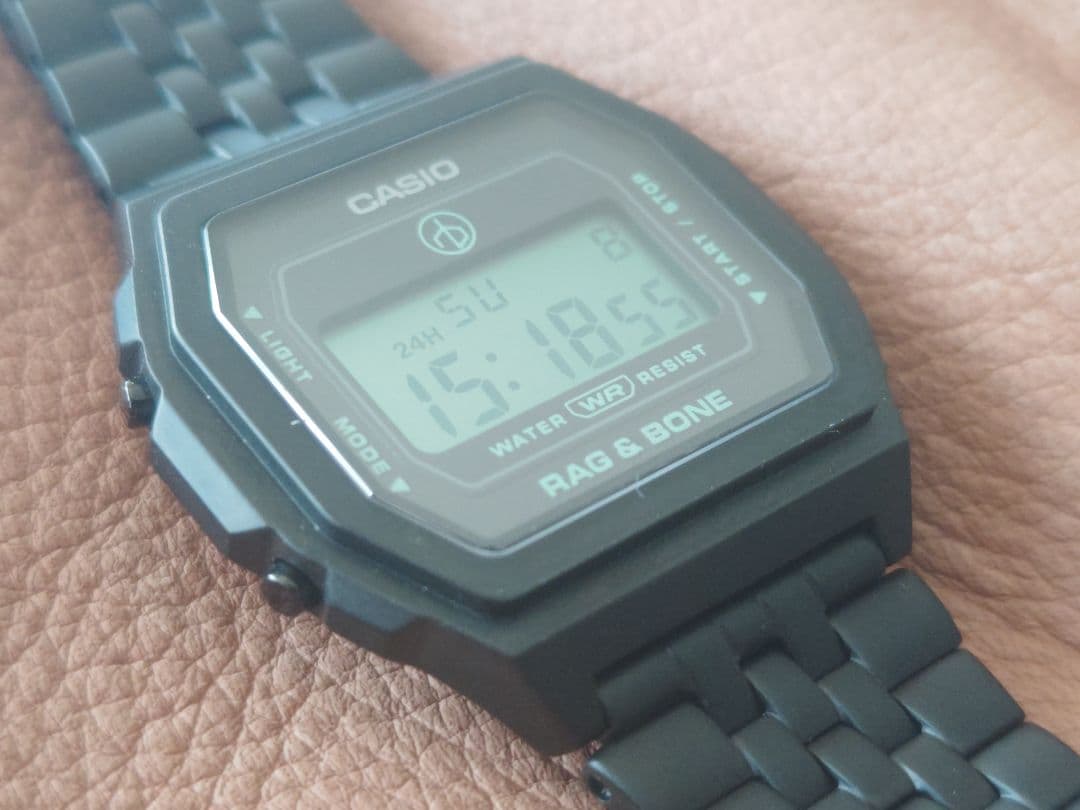 レア CASIO RAG & BONE A1000 ブラック17cmくらい