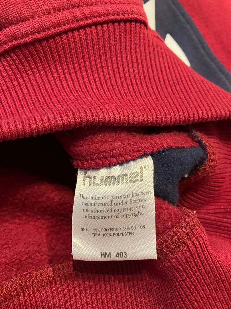 アストンビラ　hummel スウェット 古着 プレミアLB S
