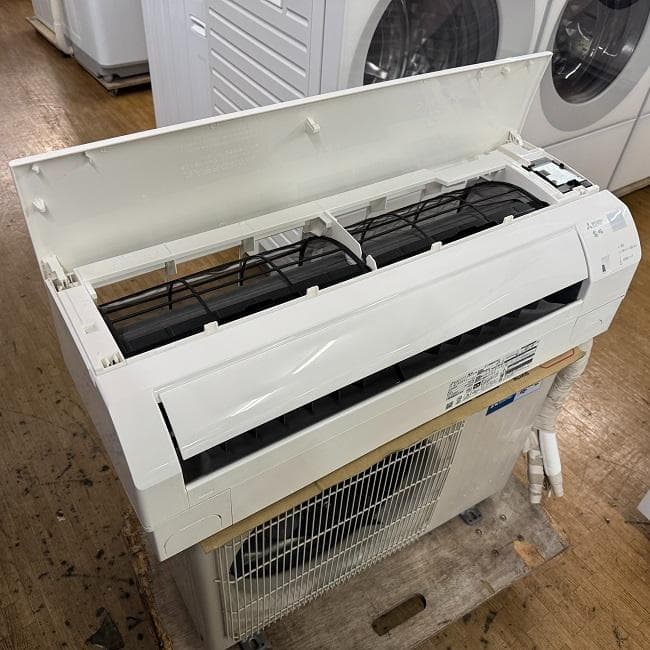 地域限定送料無料　美品 三菱電機 6畳 霧ヶ峰 ルームエアコンMSZ-GE222