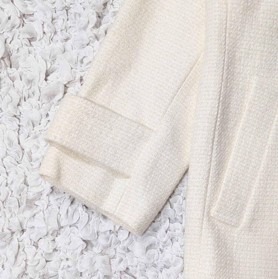 【新品タグ】アプワイザーリッシェ Pコート ピーコート ダブルブレスト　ホワイト