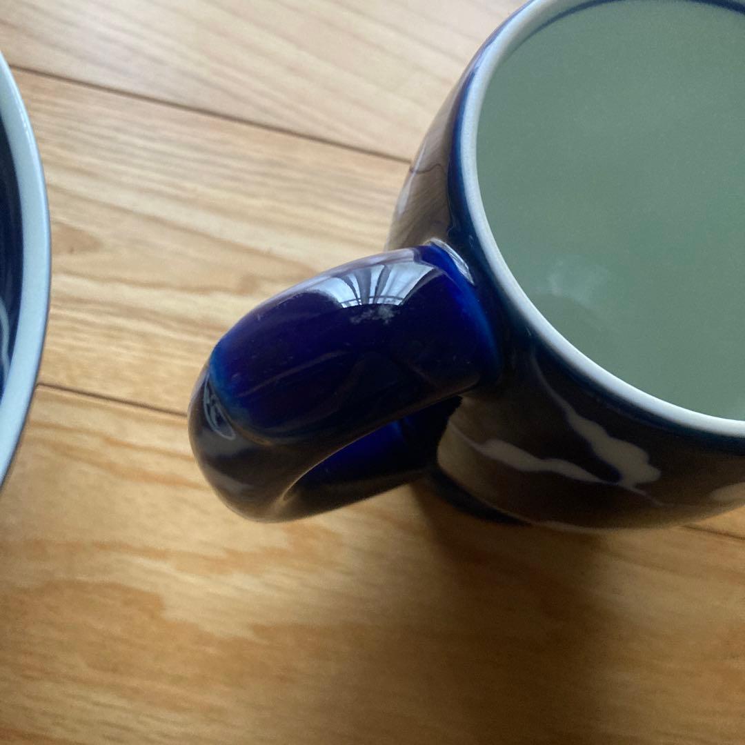 深川製磁 草花折枝白抜紋　中古品　個別販売