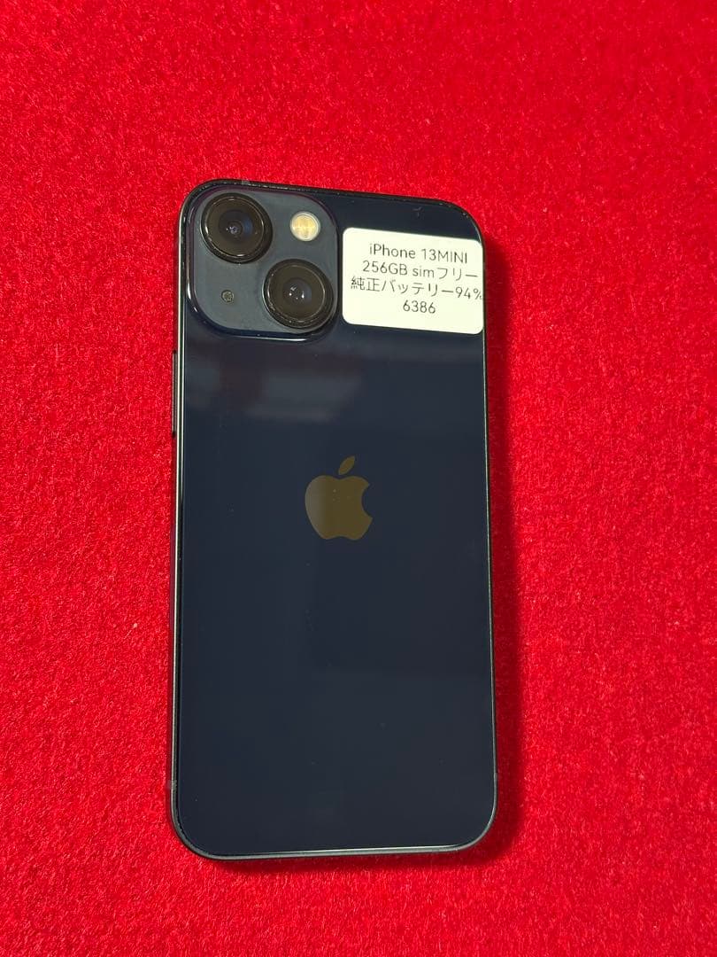 【6386】iPhone 13MINIミッドナイト 256GB simフリー