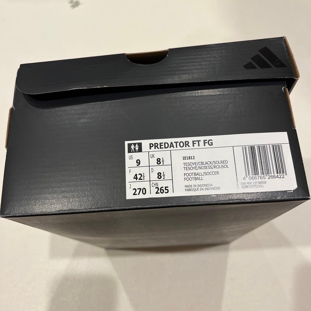 adidas プレデターエリート　FT FG 27.0cm