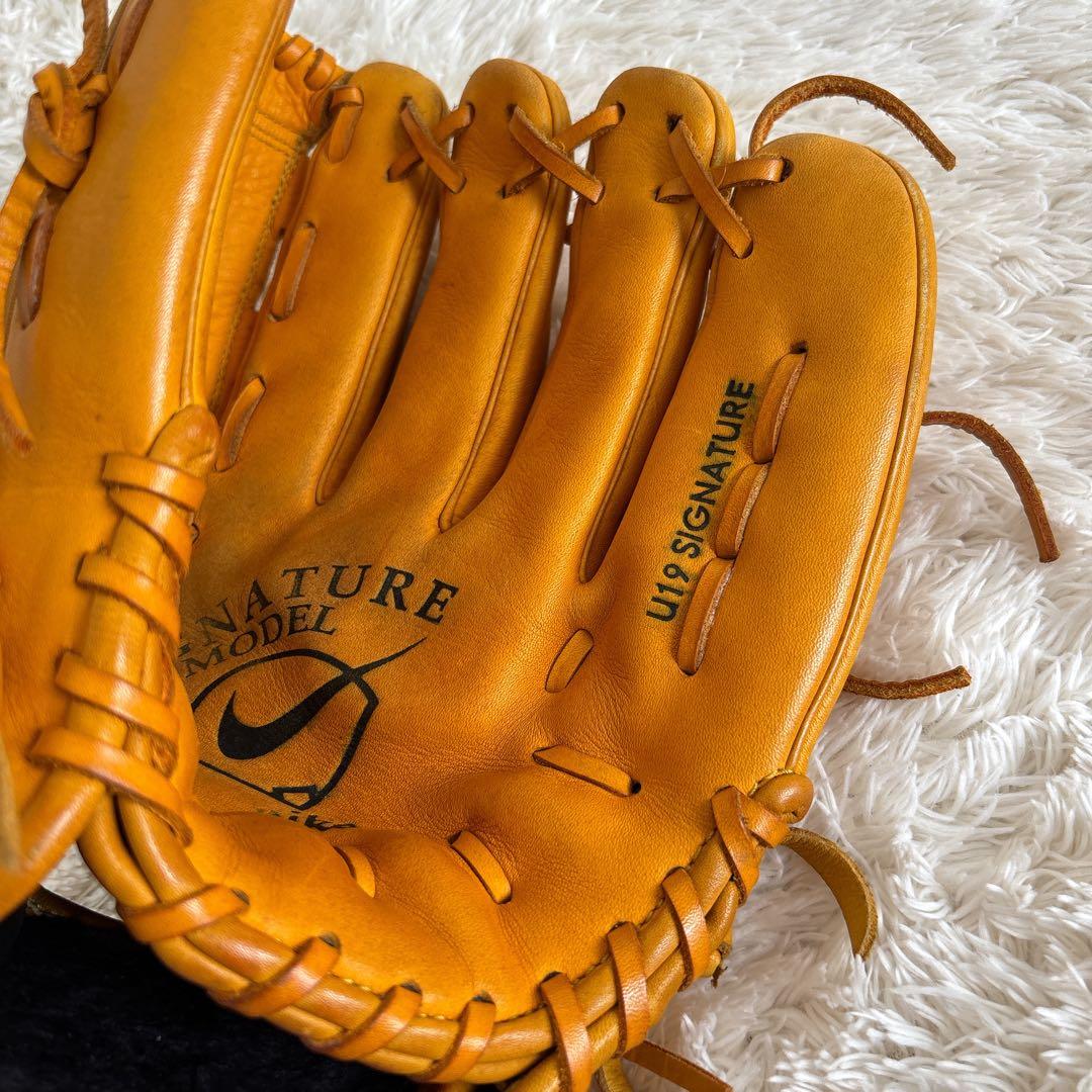 NIKE 上原モデル シルエットデザイン 限定品 ナイキ 投手用 軟式グローブ