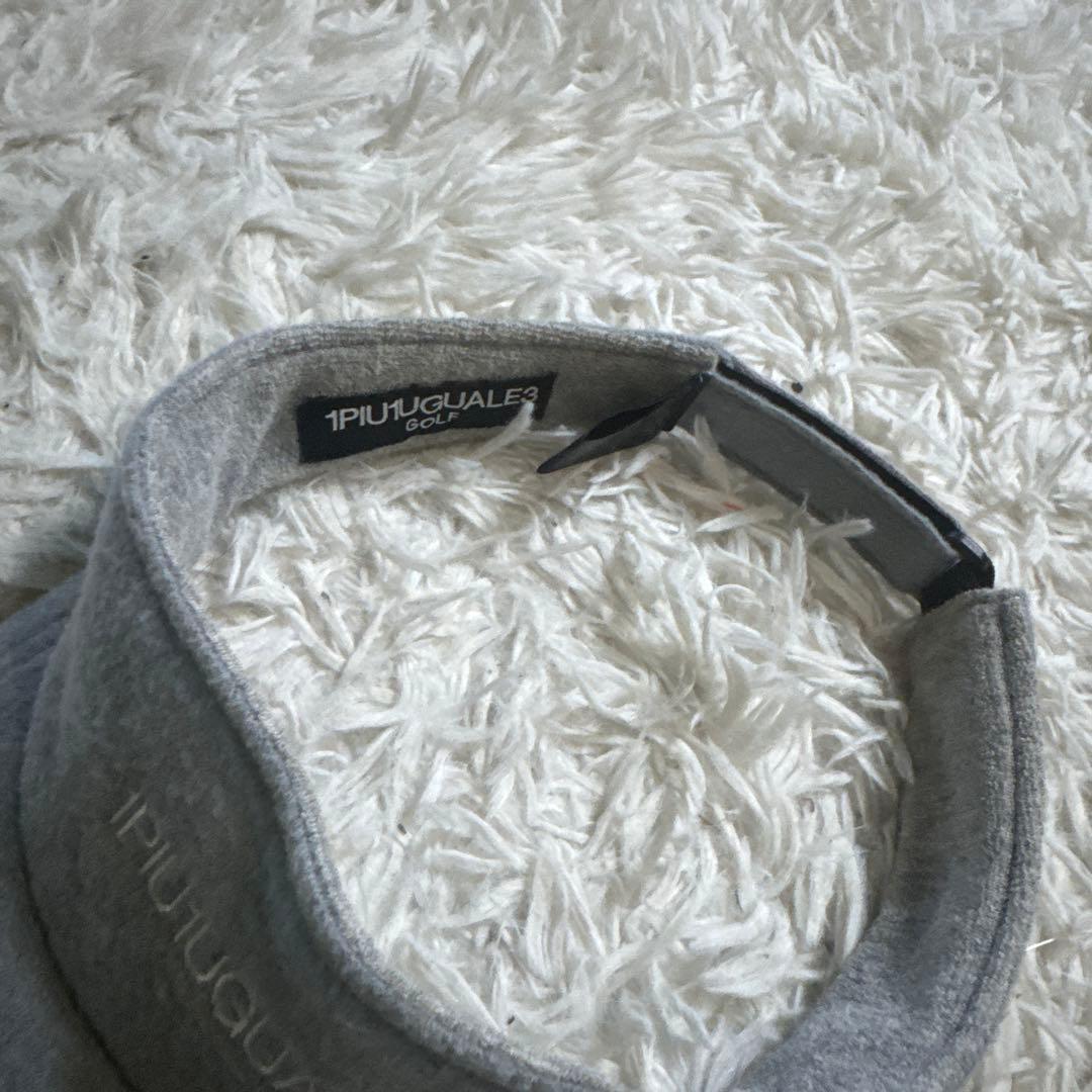1piu1uguale3 golf グレー レディース バイザー ゴルフウェア