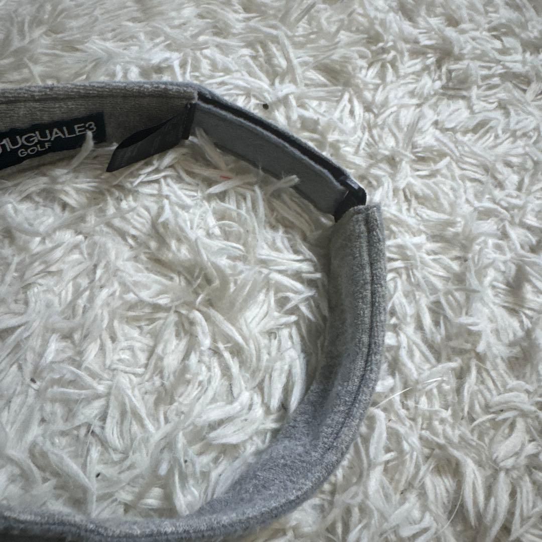 1piu1uguale3 golf グレー レディース バイザー ゴルフウェア