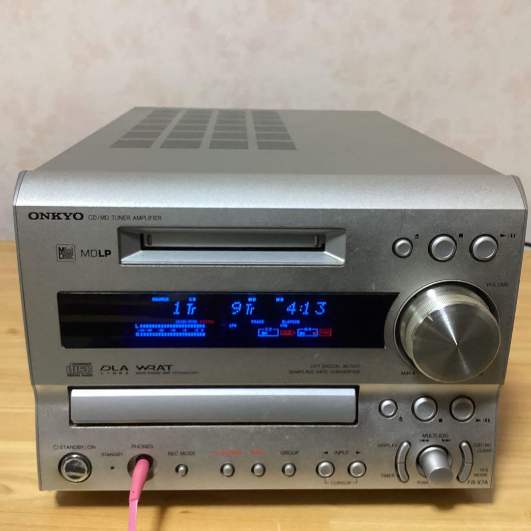 オンキョーONKYO FR-X7A＋V77　アンテナ付き　動作品