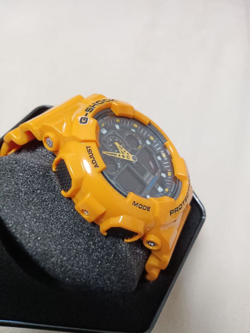 値下げ 新品 CASIO G-SHOCK レアカラー GA-100A イエロー