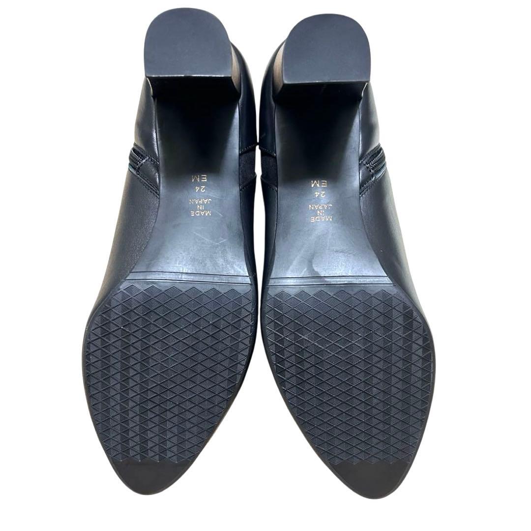 【極美品】DIANA ショートブーツ ブラック　24㎝