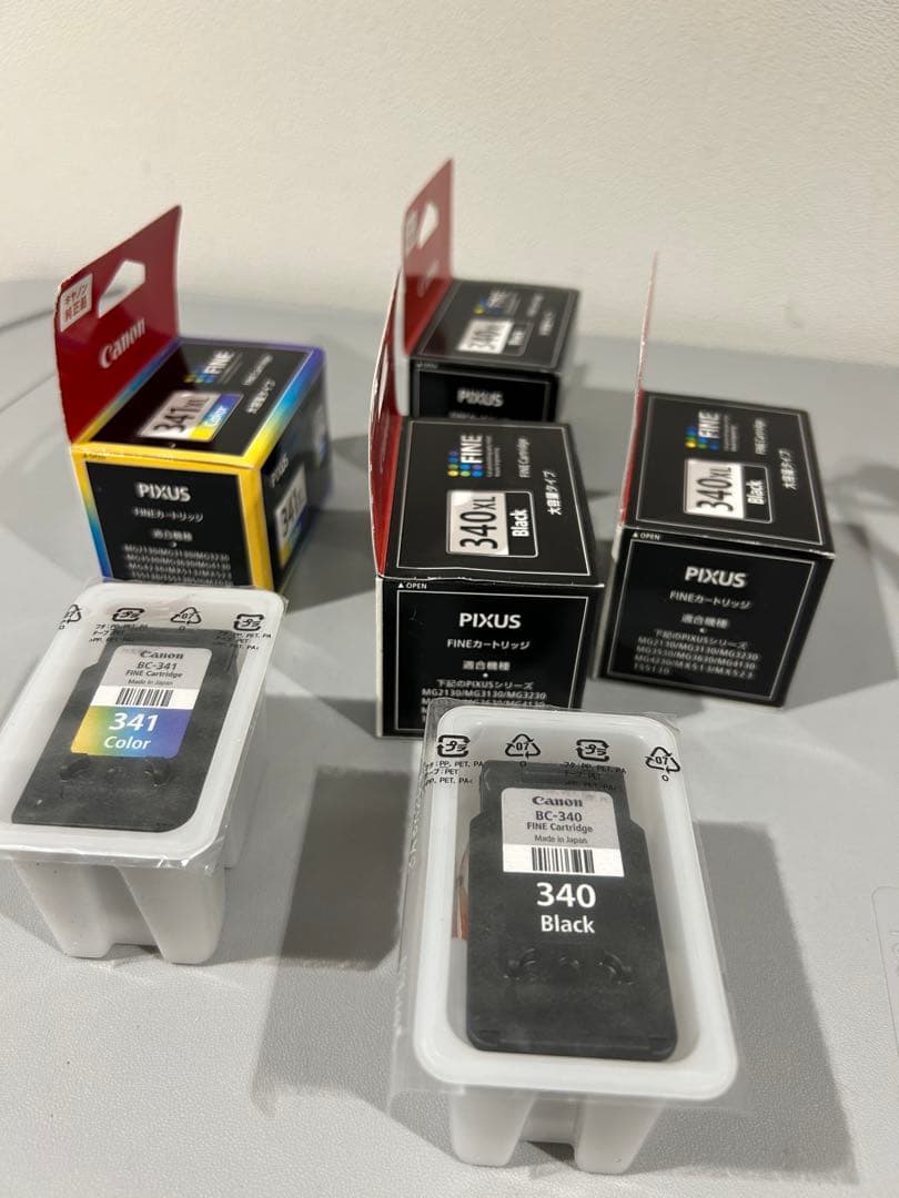 Canon PIXUS 340XL/341XL インクカートリッジセット