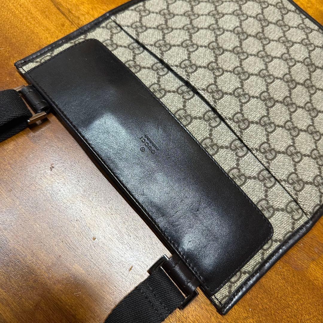 にじいろ様 GUCCI グッチ ショルダーバッグ サコッシュ GGパターン