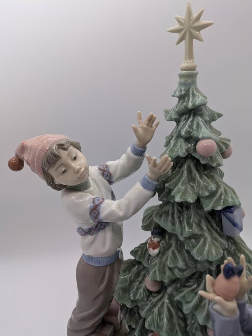 #15235　リヤドロLLADRO　クリスマス　ツリーを飾ろう