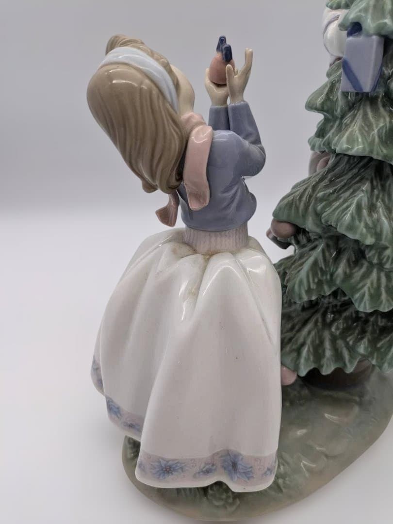 #15235　リヤドロLLADRO　クリスマス　ツリーを飾ろう