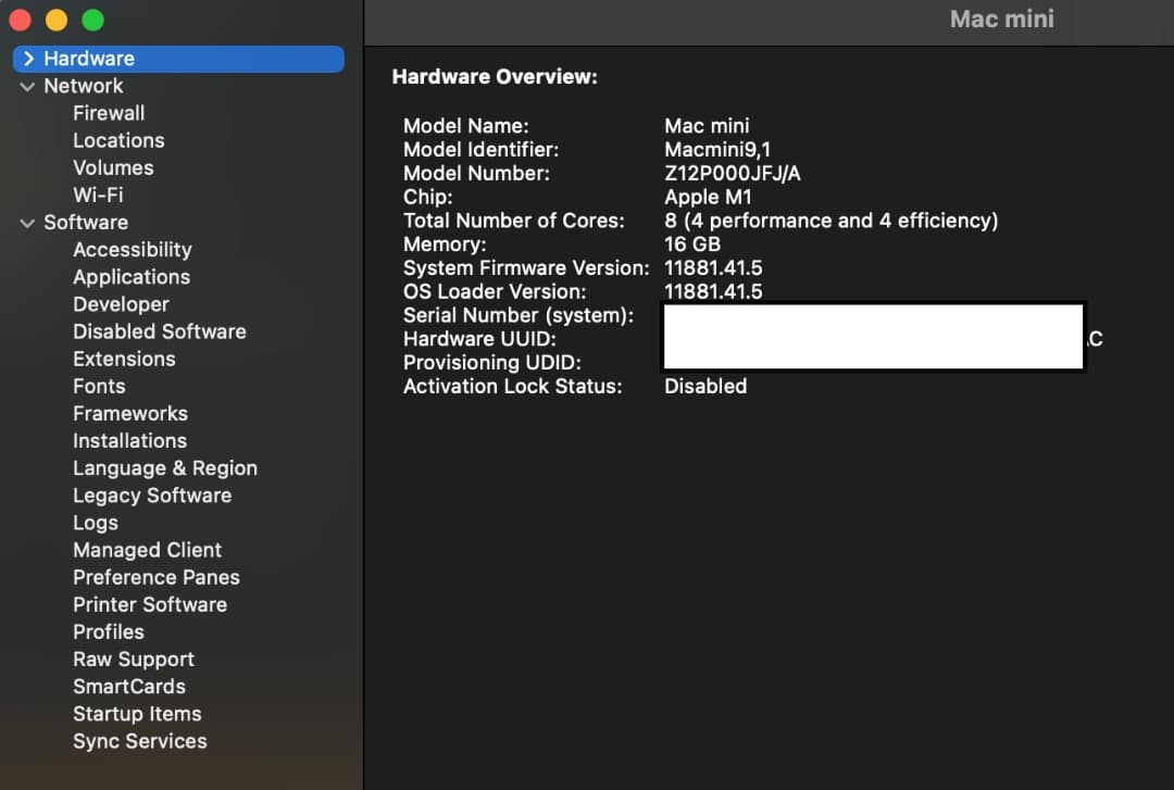 高性能カスタム_Macmini M1_16GBメモリ＋1TB SSD＋10GbE