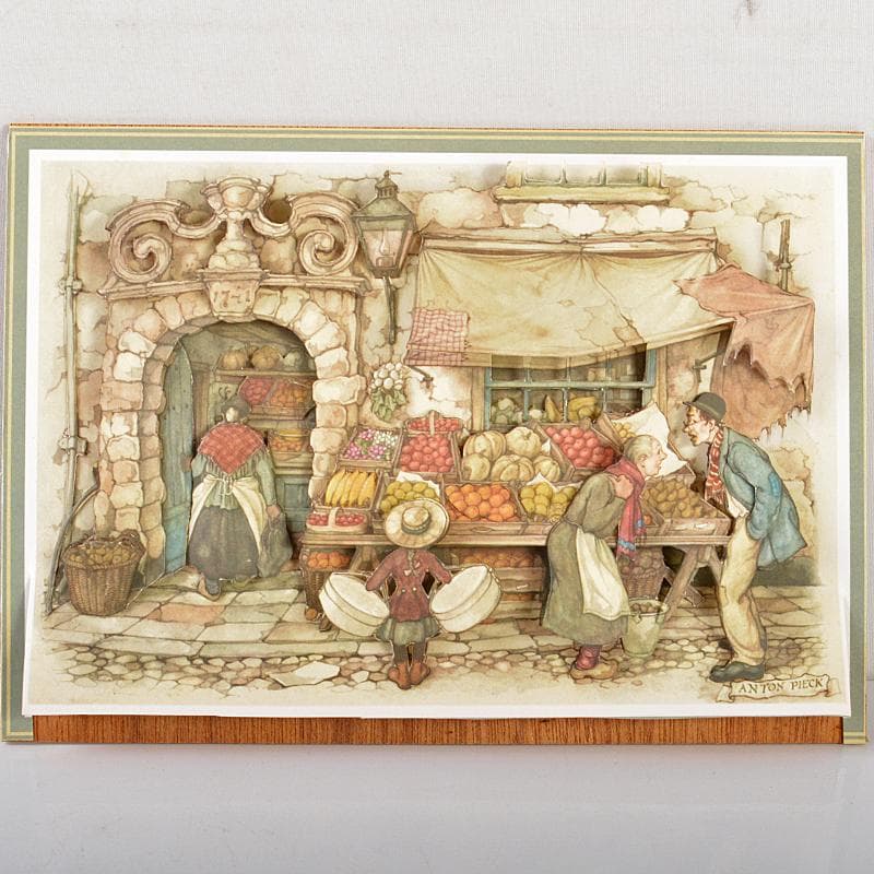 アントンペック作　シャドーボックス　3Dアート　額装　5点　M　R6576B