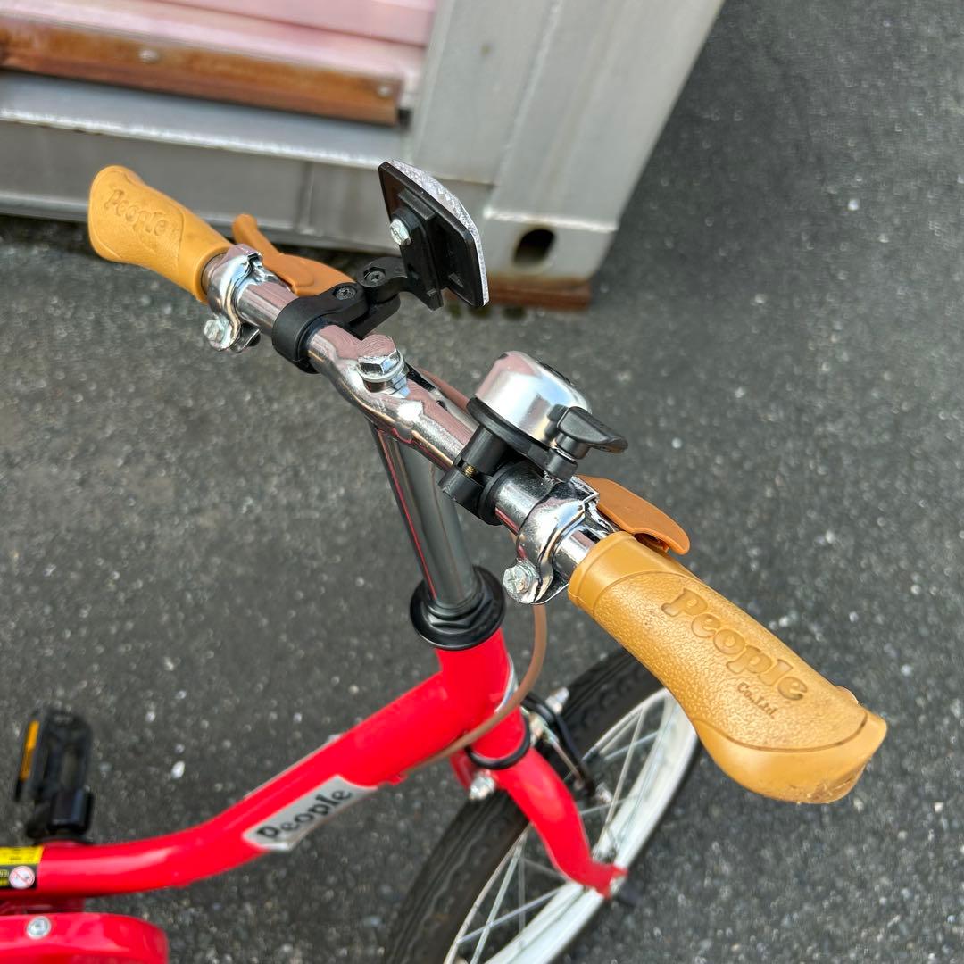 People 自転車 ケッターサイクル 16インチ バランスバイク 子供用 赤