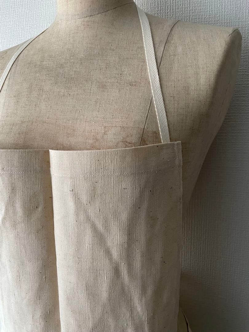 1950年代 フランス軍 HM ホスピタルミリタリー エプロン リネン