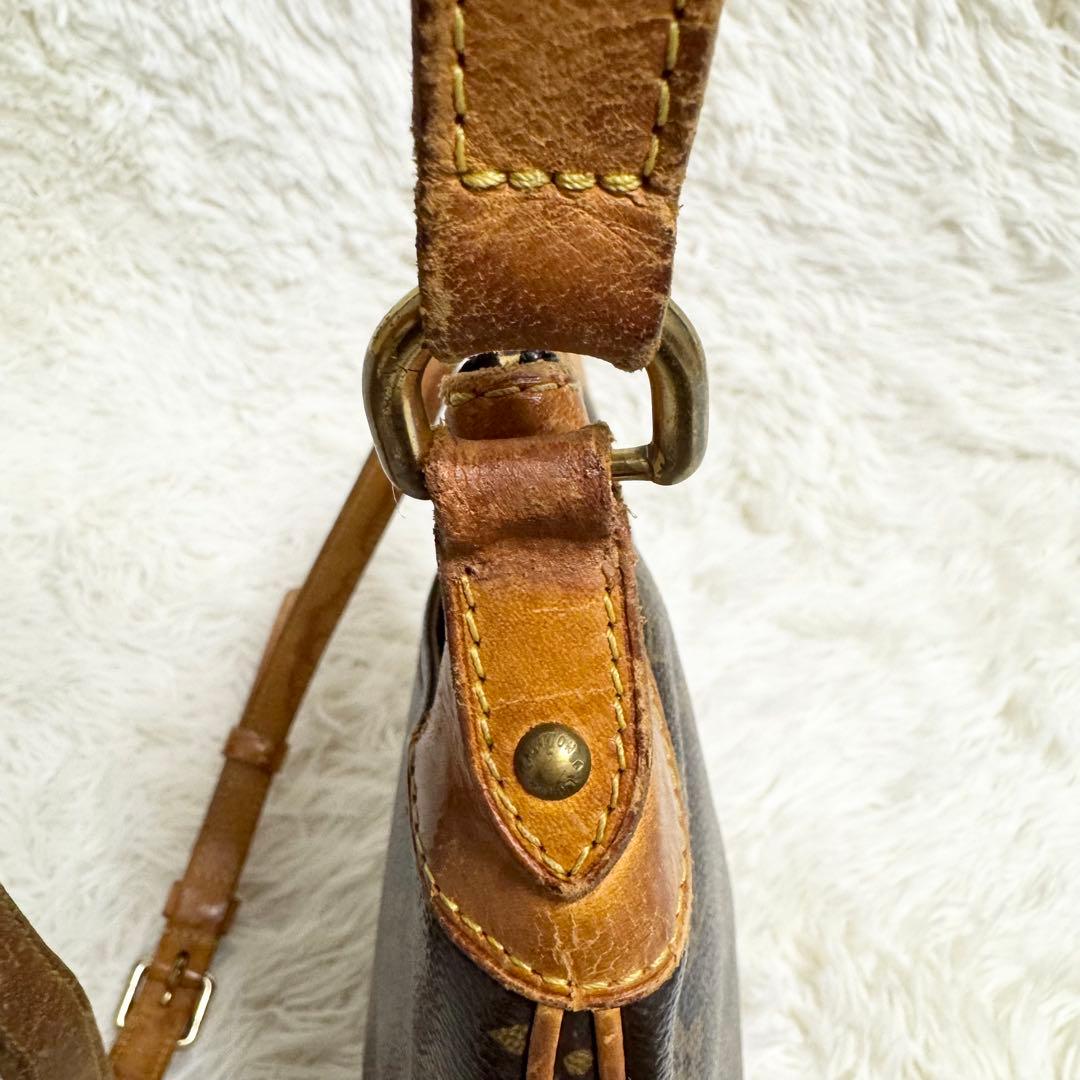 美品✨ルイヴィトン オデオン PM モノグラム ショルダーバッグ サコッシュ 茶