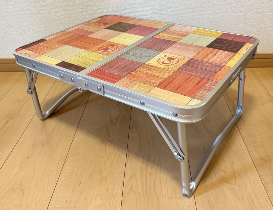 コールマン ナチュラルモザイクリビングテーブル90 + ミニテーブル セット