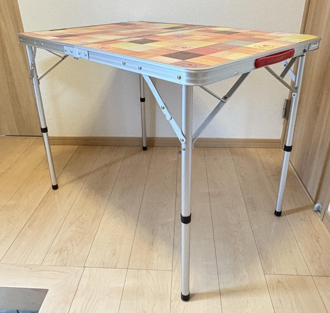 コールマン ナチュラルモザイクリビングテーブル90 + ミニテーブル セット