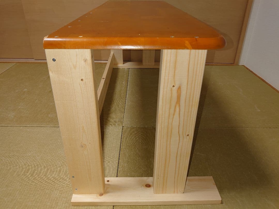 【其の31】中古テーブルを加工したパチスロ実機を置く台（２台用シンプルスタンド）